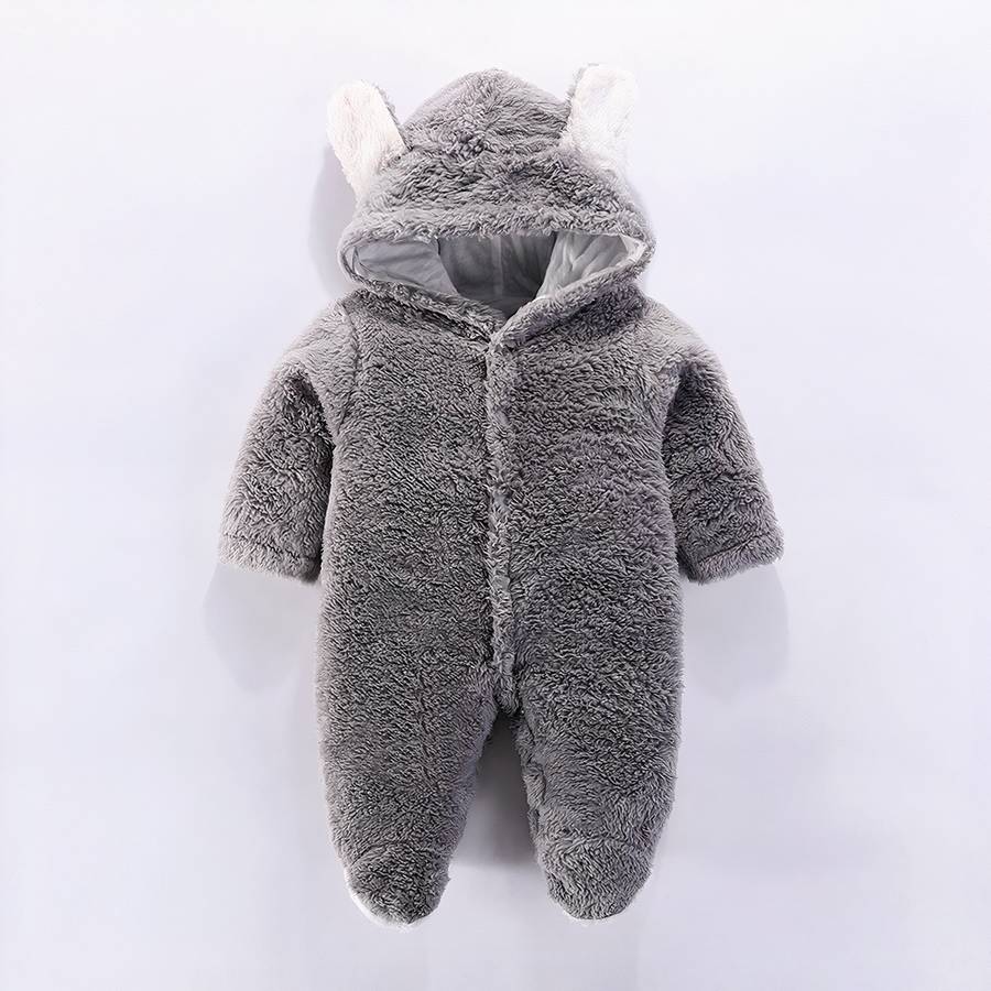 Grenouillère en flanelle pour bébé