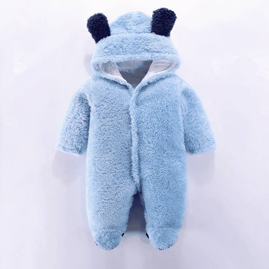Grenouillère en flanelle pour bébé