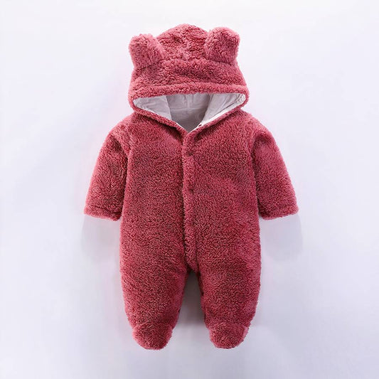 Grenouillère en flanelle pour bébé