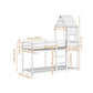 Lit cabane superposé enfant 90 x 190 cm | 80 x 200 cm | 75 x 190 cm en bois massif