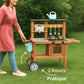 Cuisine d'extérieur en bois enfant 2-5 ans - Mud Kitchen - Aire de Jeux Montessori